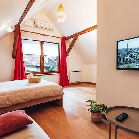Aux Cerfs Des Vignes - L'Annexe Villa Scherwiller Exteriör bild